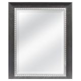 Mcs 18x24 Inch Sloped Mirror With Dental Molding Detail, 23.5x29.5 Inch Overall