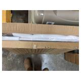 Cumbor 46â Auto Close Safety Baby Gate, Extra Tall and Wide Child Gate, Easy Walk Thru Durability Dog Gate for The House, Stairs, Doorways. Includes 4 Wall Cups, (2) 2.75-Inch and 8.25-Inch Exten