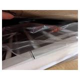 Cumbor 46â Auto Close Safety Baby Gate, Extra Tall and Wide Child Gate, Easy Walk Thru Durability Dog Gate for The House, Stairs, Doorways. Includes 4 Wall Cups, (2) 2.75-Inch and 8.25-Inch Exten