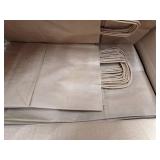 Kraft Paper Bags Bulk 6x3.25x8 & 8x4.25x10.5 & 10x5x13 Paper Gift Bags, Kraft Bags, Brown Paper Bags, Craft Bags, Kraft Shopping Bags with Handles, 25 Pcs Each, Large & Medium & Small