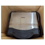 Panini Press Grill, Yabano Gourmet Sandwich Maker Non-Stick Coated Plates 11" x 9.8", Opens 180 Degrees to Fit Any Type or Size of Food, Stainless Steel Surface and Removable Drip Tray, 4 Slice