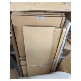 Angeles ANG7160 Value Line 10 Section Wall Locker â 48â by 12" by 19â â Space-Saving Wall Mount Locker â Features 10 Cubbies and 10 Metal Hooks - Easy to Assemble and Clean