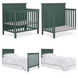 Dream On Me Ava 4-in-1 Convertible Mini Crib