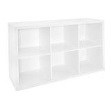 ClosetMaid 1109 6-Cube Storage Organizer, White