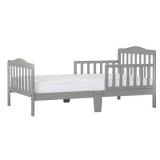 Dream On Me Classic Design Toddler Bed in Cool Grey, Greenguard Gold Certified
