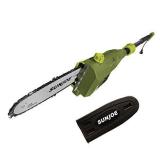 Sun Joe SWJ800E 8-Inch 6.5-Amp Telescoping Electric Pole Chain Saw with Automatic Chain Lubrication System