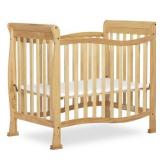 Dream On Me Piper 4-in-1 Convertible Mini Crib, Natural