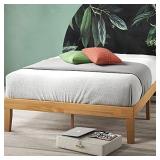 Zinus Frame 14 Inch Platform Bed/No Boxspring Needed/Wood Slat Support/Natural Finish, Twin
