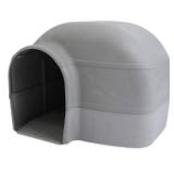 Petmate Husky Dog House for Dogs Up to 90 Pounds, Grey