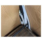 Flash Furniture 4 Pack Medium Brown Rattan Indoor-Outdoor Restaurant Stack Chair