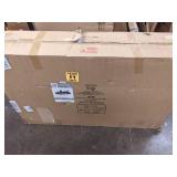 FirsTime & Co. Factory Cart Coffee Accent Table, 45" x 17" x 29.5", Rustic Espresso/Antique Black,70084