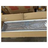 FirsTime & Co. Factory Cart Coffee Accent Table, 45" x 17" x 29.5", Rustic Espresso/Antique Black,70084