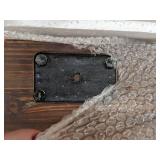 FirsTime & Co. Factory Cart Coffee Accent Table, 45" x 17" x 29.5", Rustic Espresso/Antique Black,70084