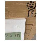 18x24 studio gallery frame white wood grain