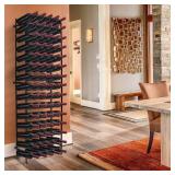 Sorbus Wine Rack Free Standing Floor Stand - Racks Hold 75 Bottles of Your Favorite Wine - Large Capacity Elegant Wine Storage for Any Bar, Wine Cellar, Kitchen, Dining Room, etc