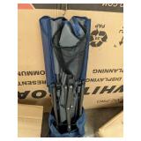 Coastrail Outdoor Reclining Camping Chairs Adjustable 3 Position Foldable Heavy Duty Steel 300 LBS Capacity for Adults Lounge with Cup Holder Storage Folding Camp Chair Lawn Patio Outdoor