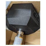 Amazonbasics Rubber Encased Hex 35lb Dumbbell Weight