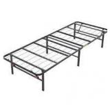 14-in foldable metal platform bed frame twin