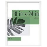 18x24 studio gallery frame white wood grain