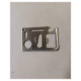 11 FUNCTION MULTIPURPOSE POCKET SURVIVAL TOOL