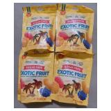 4 PACKS -Candy People Sugar Free Gummy Candies - Exotic Fruit Size: