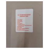 ELEVEN Function MULTIPUPOSE Stainless Steel Survival Pocket Tool