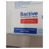 Bactive Disinfecting Wipes - 80 Count PLUS BONUS TRILLIUM HAND SANITIZER