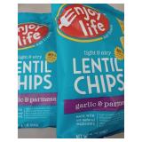 2 BAGS - GARLIC & PARMESAN LENTIL CHIPS