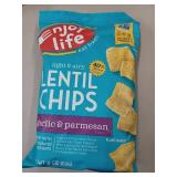 2 BAGS - GARLIC & PARMESAN LENTIL CHIPS