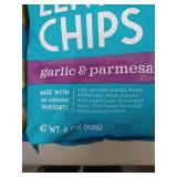 2 BAGS - GARLIC & PARMESAN LENTIL CHIPS