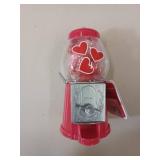 4 GUMBALL MACHINES RED,1PINK, NAVY,BLUE,TUTTI FRUTTI GUMBALLS, TUTTI FRUTTI