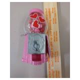 4 GUMBALL MACHINES RED,1PINK, NAVY,BLUE,TUTTI FRUTTI GUMBALLS, TUTTI FRUTTI