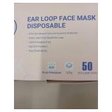 50 pcs- 1 Box MAGICARE RAR LOOP FACE MASK 3 PLY FOR EXCELLENT PROTECTION PLUS BONUS TRILLIUM HAND SANITIZER SPRAY