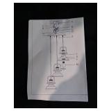 zeyu 3 pendant light metal shade 016-3 orb