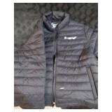 froggtoggs large black nylon winter jacket [item has a tear]