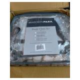 Madison Park Laetitia King/California King 3 Piece Cotton Chenille Medallion Duvet Cover Set Bedding