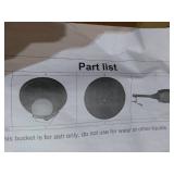 Pure Garden 50-210 4.75 Gallon Black Ash Bucket With Lid And Shovel-essential...