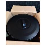 Pure Garden 50-210 4.75 Gallon Black Ash Bucket With Lid And Shovel-essential...