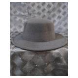 polyester black church derby hat