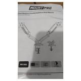 MOUNT PRO DUAL MONITOR COUNTERBALANCE DESK MOUNT BLACK ( PR1002)