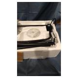 FLOOR STANDING LAMP WITH 2 PLASTIC GLOBES ( MODEL #: LF2000-BLK)