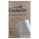 Coolaroo Elevated Durable Outdoor Medium Dog Bed Aquatic Blue