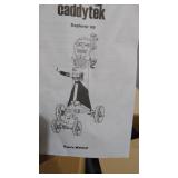 CaddyTek SuperLite Explorer V8 Golf Push Cart 4 Wheel Strong Aluminum Frame ?