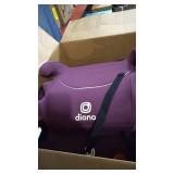 DIONO SOLANA BACKLESS BOOSTER SEATS (2) BURGUNDY