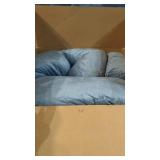 CHILLING HOME PREGNANCY PILLOW 60" FULL BODY PILLOW GREY