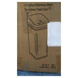 I TOUCH 13 GALLON STAINLESS STEEL TOUCHLESS TRASH CAN