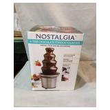 Nostalgia 4 Tier Chocolate Fondue Fountain
