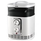 Optimus H-7232 17" Oscillating Tower Heater with Thermostat