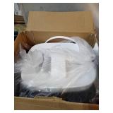 Optimus H-7232 17" Oscillating Tower Heater with Thermostat