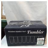 JIESSIWILL 320Z STAINLESS STELL TUMBLER 8 CUPS